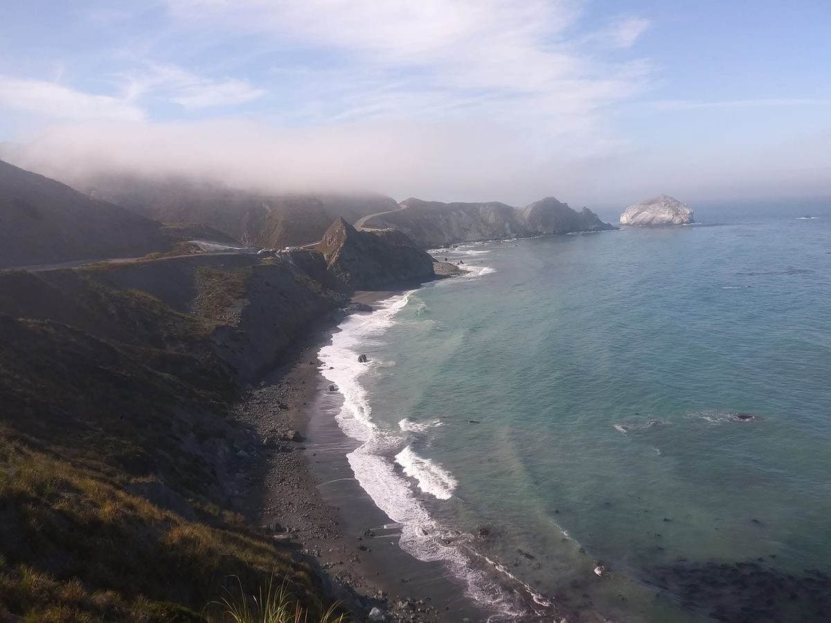 Küstenstraße am Big Sur in Kalifornien